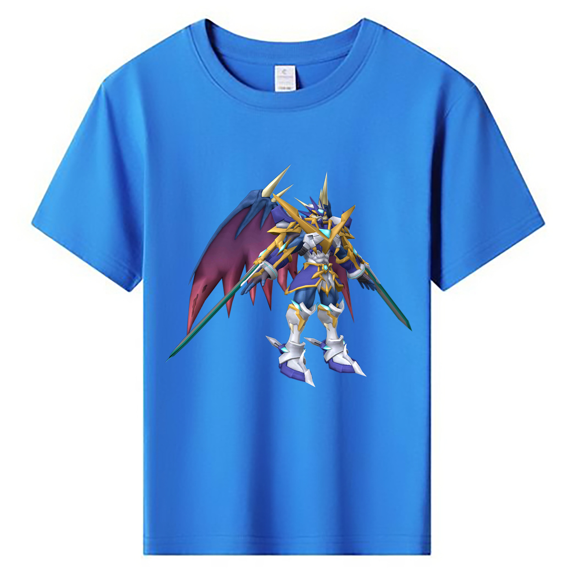 （画像用） Digimon デジタルモンスター/デジモン 綿100％キッズTシャツ（フロントプリント）
